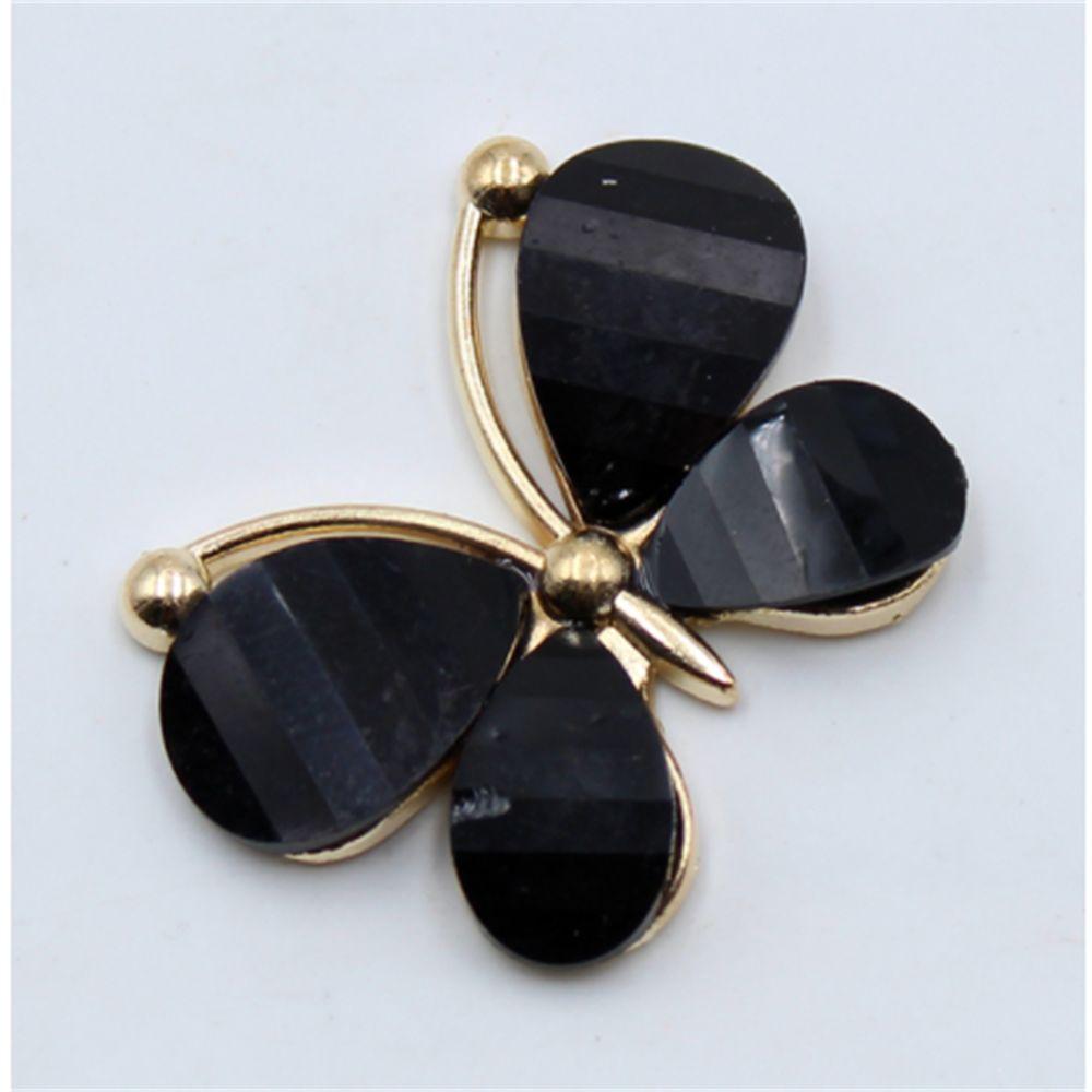 10Pcs/Set  Cute Colorful Butterfly Costume Decoration Alloy Stained Glass Buckle DIY Jewelry Accessories Wedding Card DIY Decor