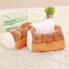 Paper Package Case Simulation Bread Toast Plush Car Paper Boxes Plush Tissue Box Paper Napkin Case