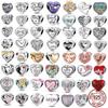 925 Sterling Silver Angel Mom Family Love Heart Series Beads Fit Original New Charms Bracelets Women DIY Jewelry Gift