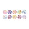 Aikatsu Stars! X Sanrio Characters 02 [Collaboration Illustration [Mini Character]] Holographic Can Badge [57mm] Box of 10