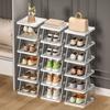 1 Set Bright Color Shoe Rack Convenient Durable 2/3/4 Layers Design Narrow Seam