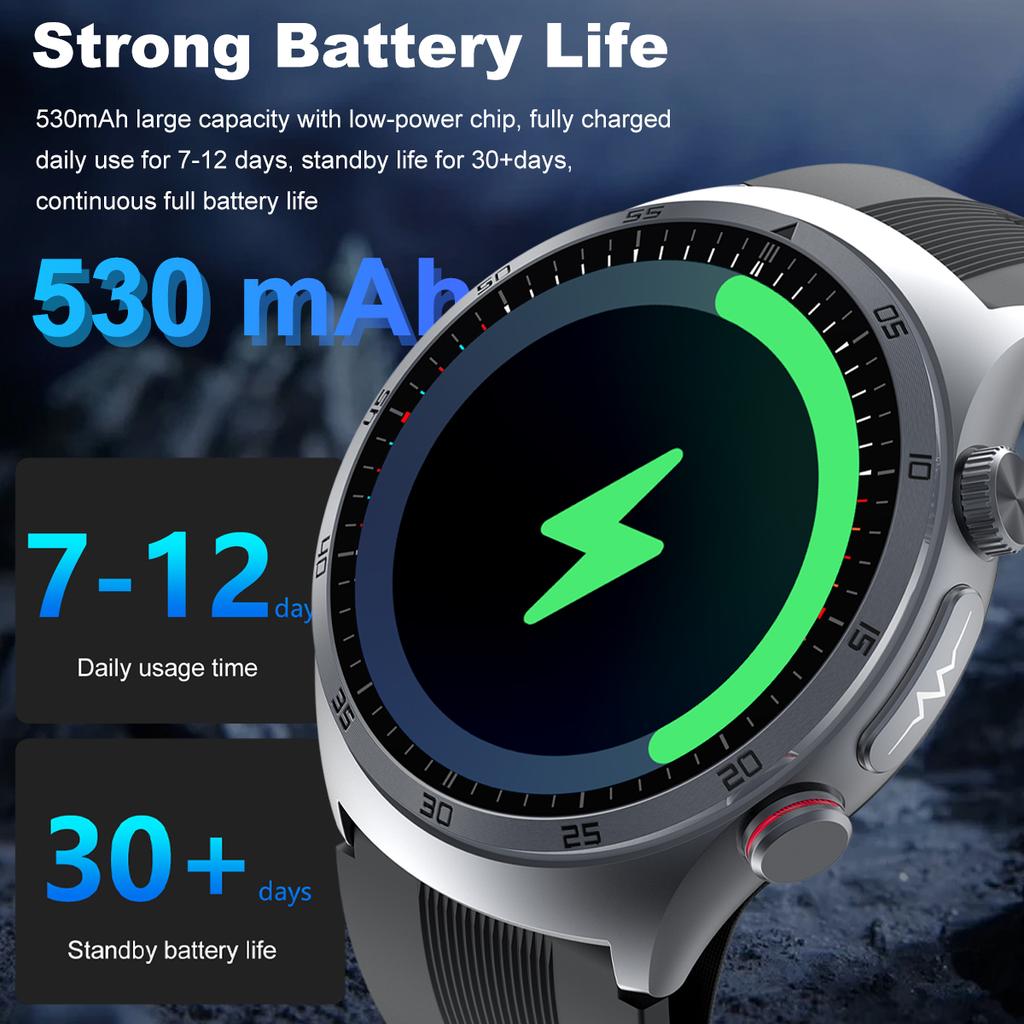 SACOSDING Smart Watch Men Air Pump Sphygmomanometer ECG Blood Pressure Voicebroadcast Airbag Wristband Health Monitoring Smartwatch