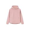 Plain Hooded Woven Sports Running Windbreaker Women Outerwear Xiangfei-Pink 162417623S-2