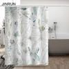 Bathroom Thickened Waterproof Curtain Mildew Proof Shower Curtain Shower Partition Curtain Shower Curtain Bathroom Curtain Free Perforation