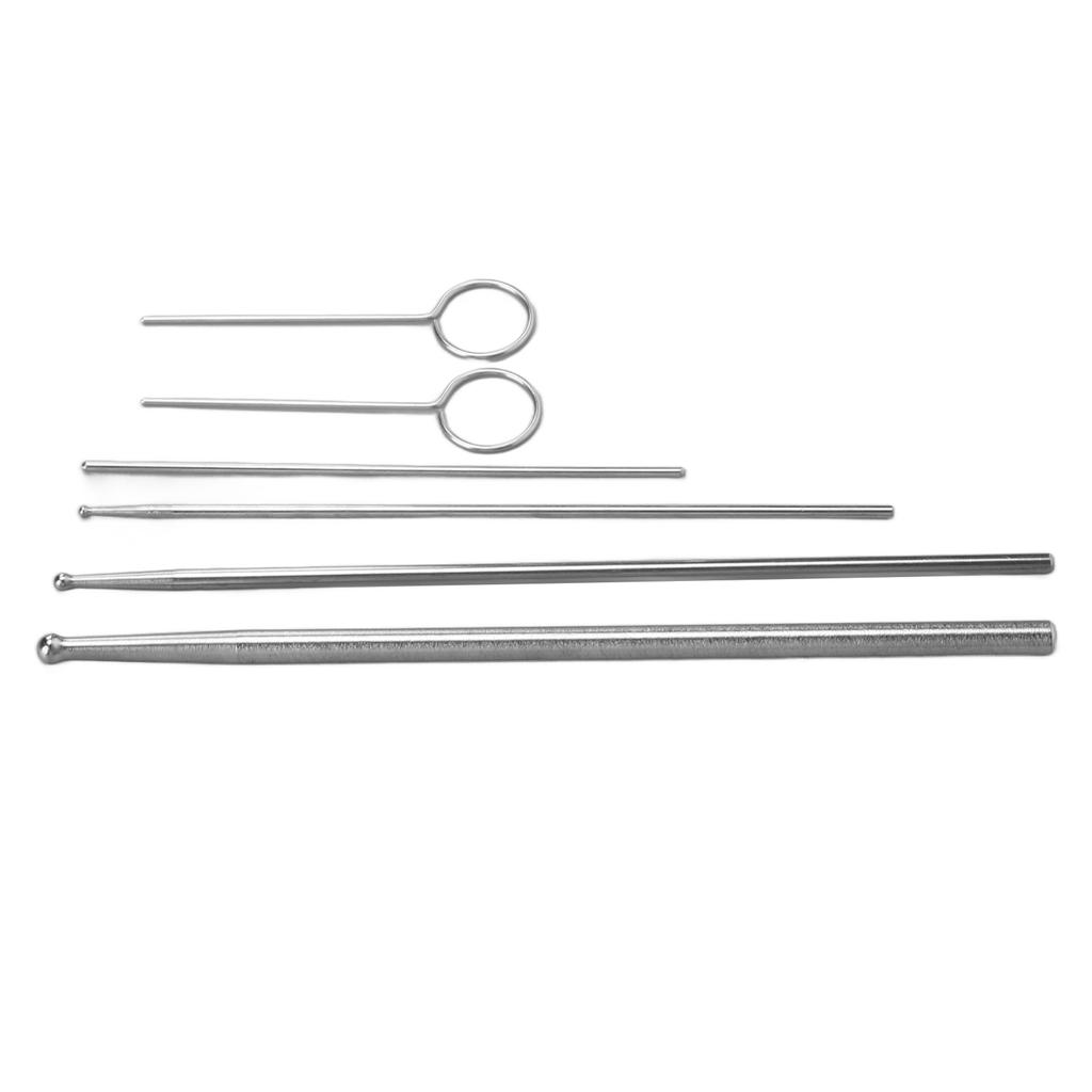 6PCS Snake Probe Kit Stainless Steel Round Head Anti Allergy Reptiles Snake Sexing Probe