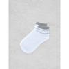 DaiSo Men S Two Line Short SockS