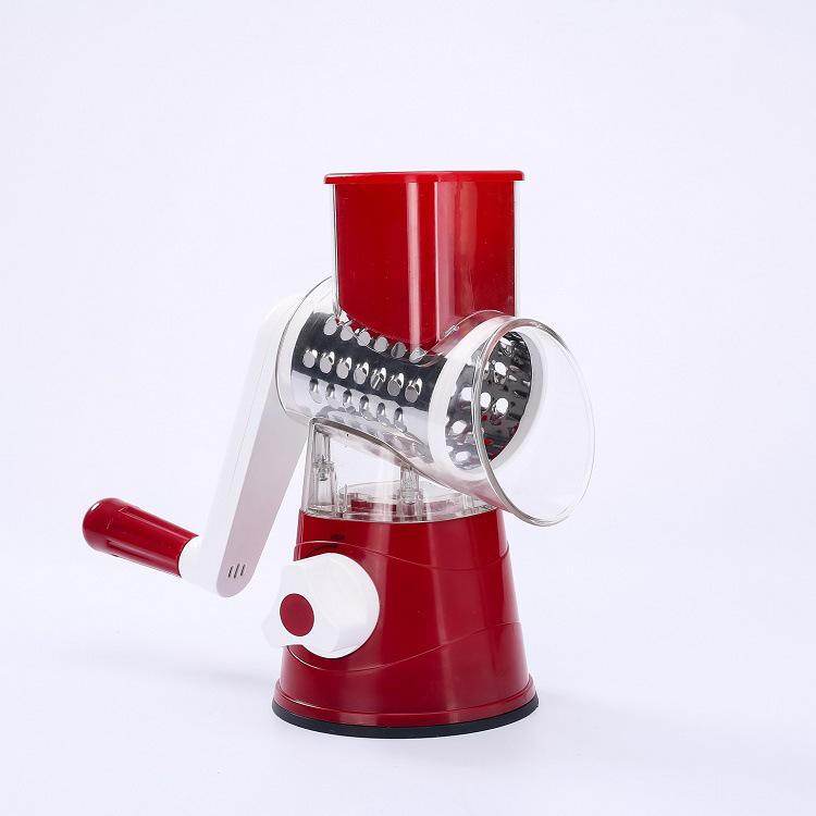 3In1 Hand-Cutter Vegetable Stainless Steel Multi-Function Drum Rotary Grater Fruit Potato Onion Slicer Kitchen Tool Food Chopper