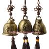 Feng Shui Buddhism Copper Bell Religious Wind Bell Chime Buddha Home Hanging Decoration Blessing for Luck Dragon Decor Crafts