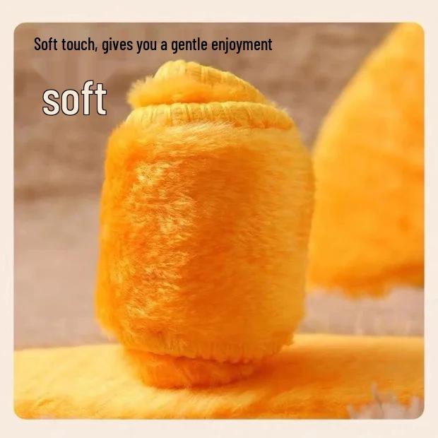 Unisex Fleece-Lined Warm Insoles: Soft, Thick, Breathable, Sweat-Absorbent Cotton Shoe Pads for Winter Comfort