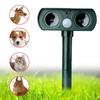 Outdoor Waterproof Solar Power Ultrasonic Rats Birds Snakes Dog Cat Mice Animal Repeller Ultrasonic Animal Repeller For Garden & Yard
