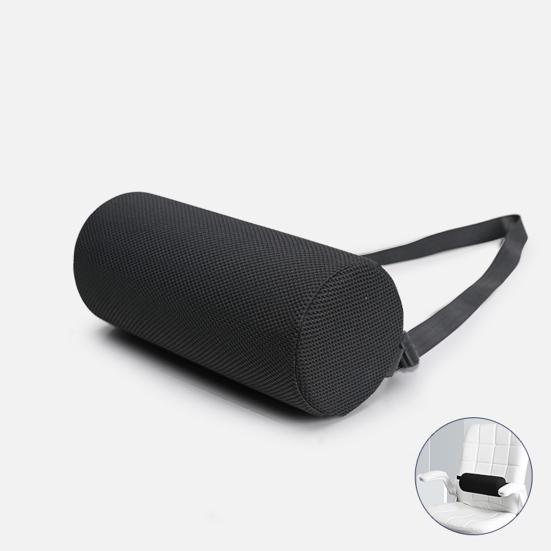 Lumbar Roll Pillow Memory Foam Relieve Back Pain Improve Posture Waist Support Home Vehicle Accessories