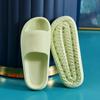 Summer Beach Solid Color Men&Women's Slippers Casual Lightweight EVA Anti-slip Slides Durable Cushioning Soft Shower Shoes for Swimming