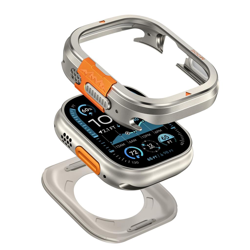 Metal Case for Apple Watch Ultra 3/2/1 49mm Series 11 10 9 8 7 6 5 4 46mm 45mm 44mm Aluminum Alloy Protector Watch Cover Bumper Frame