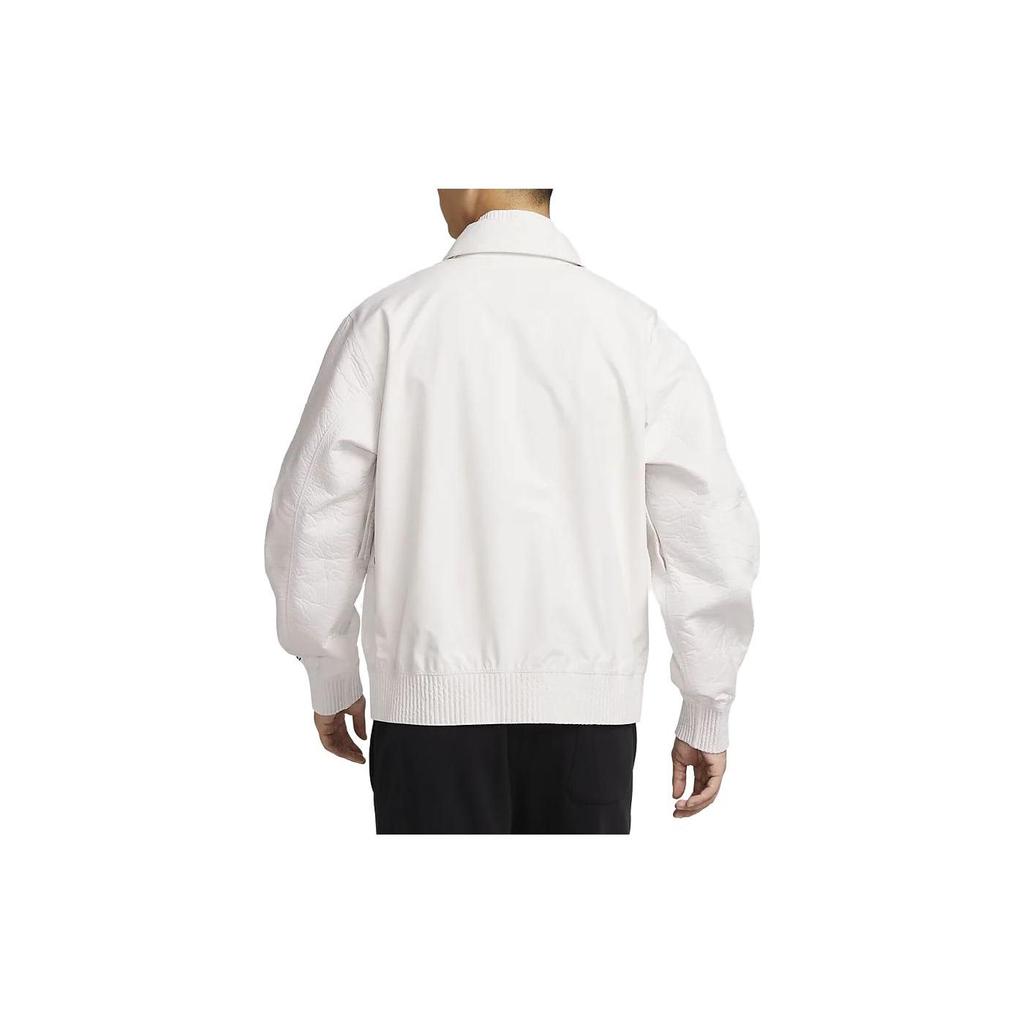 Nike Storm-Fit LeBron Adv Embroidered Polo Windproof Waterproof Casual Jacket Men Jackets White FB7126-030