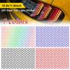 Multicolor Reflective Honeycomb Sticker for Car Tail Light Decoration Hollow Wrap Film DIY Decals Car Exterior Styling