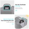 JJC Eyecups for Canon Kiss Ef Compatible (2-Pack) X10, X7i, X7, X6i, X5, X4, X3, X2, 9000D, F, X50, X70, X90,