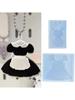 Easy To Clean Ornament Silicone Mold Unique Maid Accessory Crafting Silicone Mold Stylish Party Decors Making Moulds
