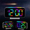 Clock Simple Color Light Electronic Clock Ambient Light Electronic Clock Multi-function Alarm Clock 9010
