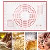 Silicone Baking Mat Rolling Dough Mat Kneading Pad Non-stick Silicone Pastry Mat Pizza Dough Liner Kitchen Baking Accessories