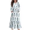 Girls' Maxi Dress Casual Holiday Dresses - Long Sleeve Dress With Pockets For 4-14Y