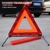 Foldable Car Triangle Reflective Tripod Emergency Warning Sign Safety Hazard Sticker Stop Sign for Breakdown Accessories