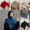 Winter Supplies Neck Wrap Shawl Fashion High Collar Cross Scarf Creative Knitted Scarf