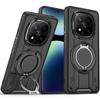 For Xiaomi Redmi Note 14 Pro Plus 5G Case Magnetic Holder Ring Shockproof Armor Phone Funda For Redmy Note 14 Pro+ Lens Cover