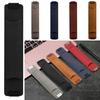3pcs Lightweight Elastic Buckle Pu Leather Pen Holder Pencil Case Pen Bag Pen Clip