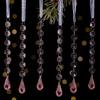 6pcs/set Transparent Acrylic Ice Pendants Sparkling Christmas Tree Hanging  Festival Favors