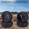 4Pcs 1 10 Universal RC Car Wheels Crawler Vehicle Tyres Tires Remote Control Car Accessories 85mm Black