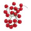 Mini Fruit Ornament Food Crafts Faux Cherry Fruit Model Red Cherries Artificial Cherries