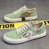 Men's Shoes Spring 2025 New Sports and Leisure Flat Baseplate Shoes Student Low-top Trendy Cloth Shoes Men's Canvas Trendy Shoes