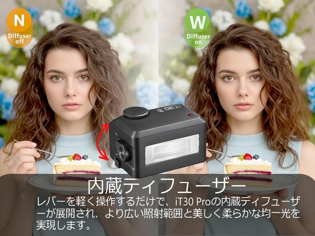 Godox iT30Pro C Camera Touchscreen Color TTL Camera Compact Yet 560 Full Wireless Master and Slave Optical Compatible with Canon 120g Weight Japanese