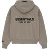 Fear of God Essentials Classic Fit Fleece Hoodie Homestead Heather Men Tops Grey 192AS252051F