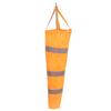 Windsock Wind Direction Measurement Sock Bag Orange Polyester 80cm for Outdoor Airport Reflective