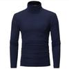 Men's Autumn Winter Turtleneck Long Sleeve Slim Pullover Sweater Blouse Top