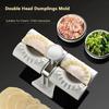 Dumpling Maker Machine Fully Automatic Double Head Dumplings Mold Gadgets Kitchen Tools DIY Pressing Dumpling Ravioli Mould