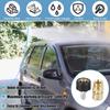 Car Washer Foam Lance Connector Pressure Washer Hose Connector Adapter Set Stainless Steel M22 To 1/4inch Quick Connector Kit