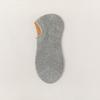 Men's Summer Thin Pure Color Sweat Absorbing Deodorizing Antibacterial Shallow Mouth Invisible Short Boat Socks
