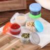 1/4/6Pcs Snack Containers Small Food Storage Cups with Lids BPA Free Reusable Sauce Condiments Salad Containers