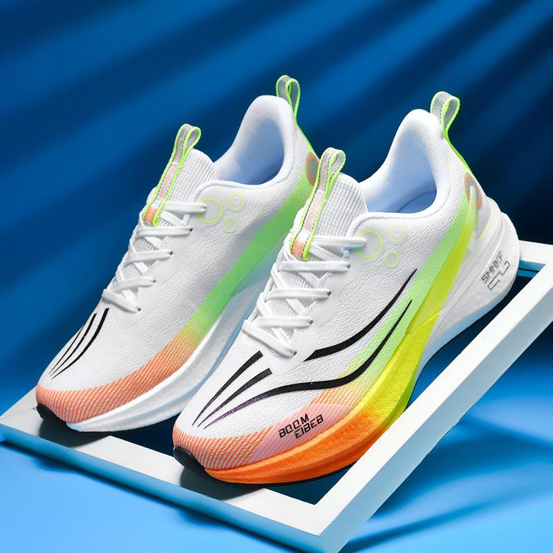 Big Jueying 3 Arch Carbon Board Running Shoes Men's and Women's Ultra Light Shock Absorption Casual Sneakers Cotton Shoes Red Rabbit 7Pro Running Sho