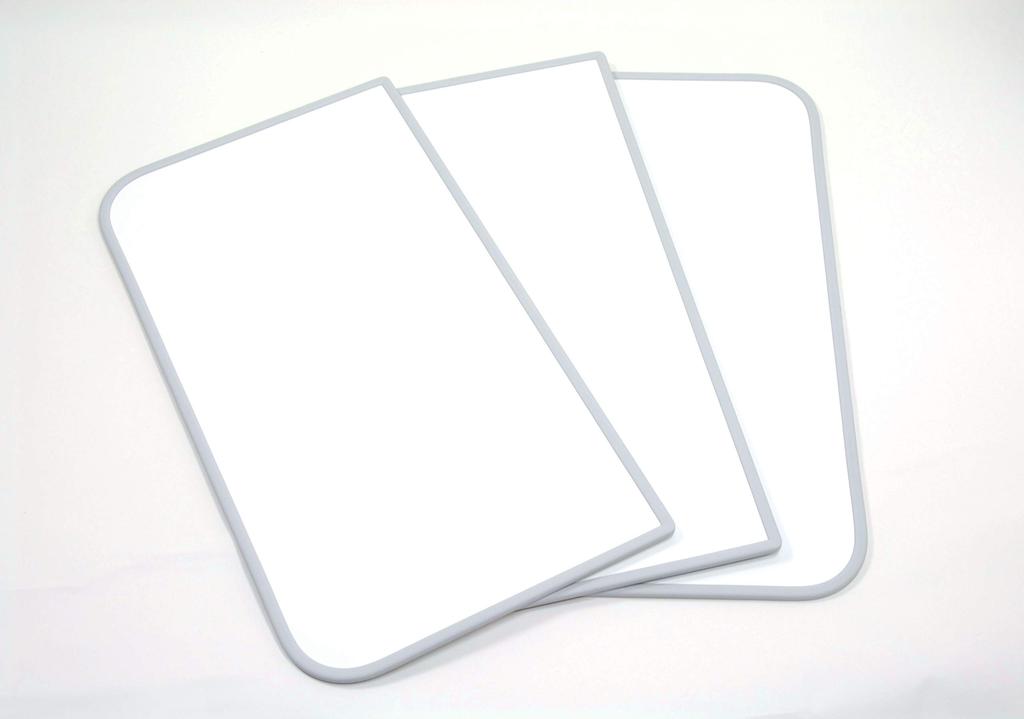 Topre Ag Antibacterial Aluminum Combination Bath Lid U11 68 X 108 Cm (3 Pieces) White/White