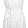 Pearl Waist Chain White Bohemian Belt Elegant Dress Shirt Decoration Women