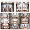 Indoor Window Sill Winter Snow Scene Children Shooting Background Cloth Background Wall Decoration Photo Cloth