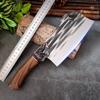 Heavy Butcher Knife Chef Chopping Vegetable Meat Knife Stainless Steel Knives Hand Forged Carbon Steel Kitchen Knives Cleaver