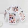 Creative Picture Frame Stand Personalized Photo Albums Rotating Puzzle Photo Frame  Bedroom