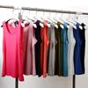 Sleeveless Sexy Vest Women Solid Color Thin Camisole Ladies Round Neck Summer Straps T-shirt