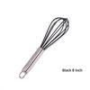 1PC Manual Egg Beater High Quality Stainless Steel Silicone Balloon Whisk Cream Mixer Milk Shake Mixing Stiring Tools 8/10/12 Inch