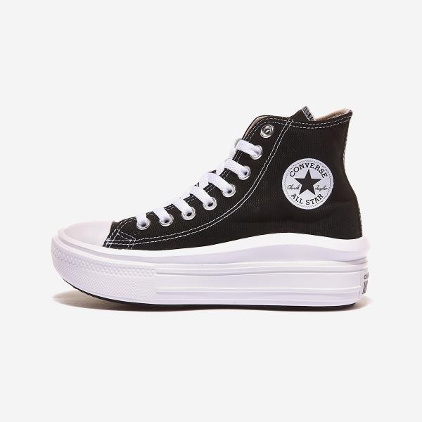 Converse Chuck Taylor All -Star Move Black High 568497C Flats Shoes