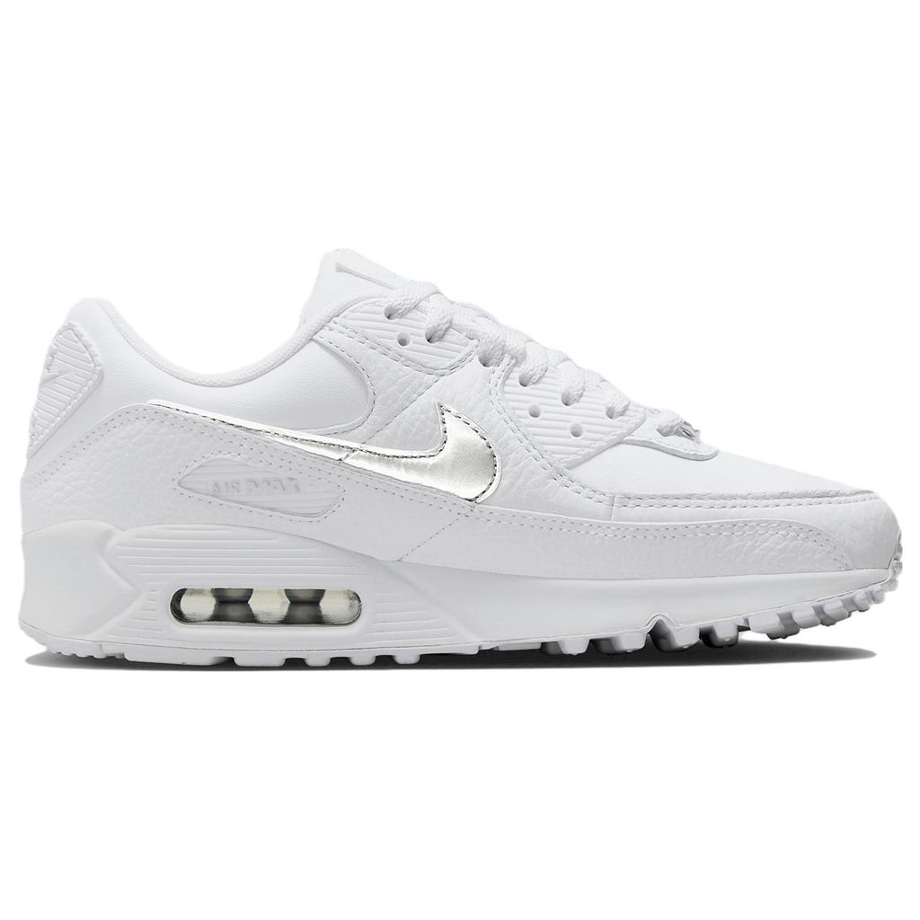 New Nike Air Max 90 'White Metallic Silver' Women's FV0949-100